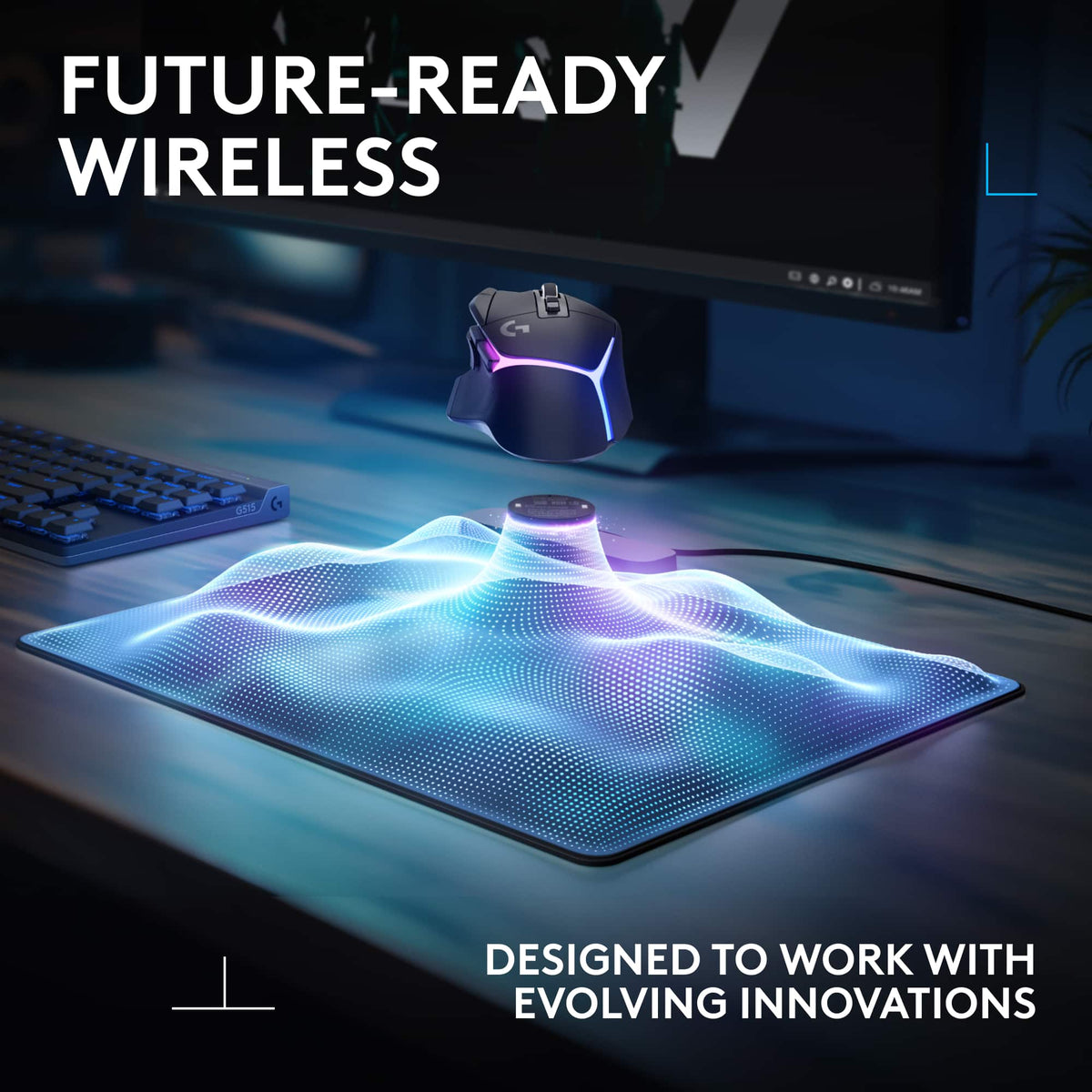 Logitech - POWERPLAY 2 Gaming Mouse Pad with Wireless Charging - Black