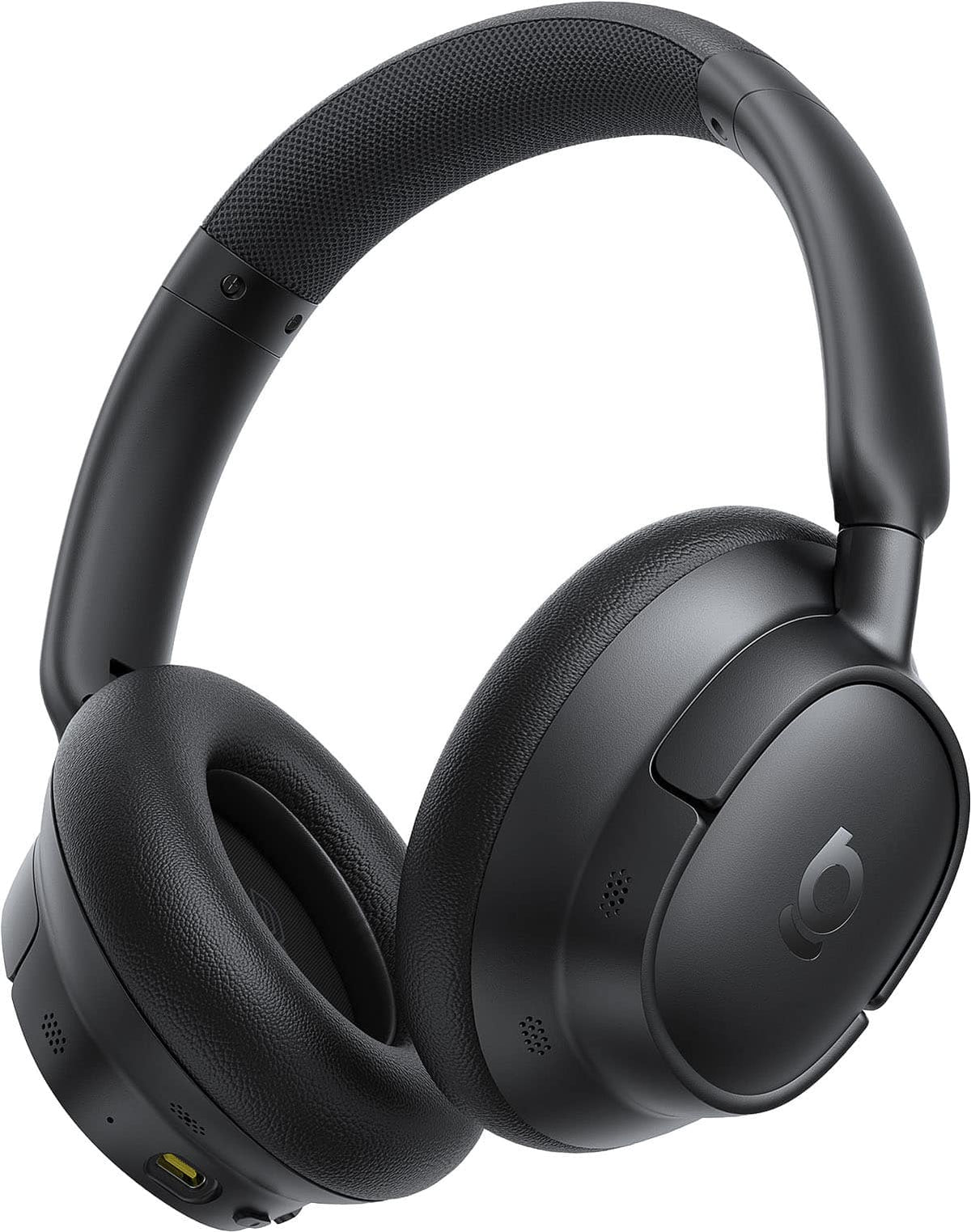 Baseus - Bass BH1 NC Over-Ear Headphones - Adaptive Hybrid ANC,LDAC Hi-Res,80-Hour Playtime,5-Mic AI Calls - Black