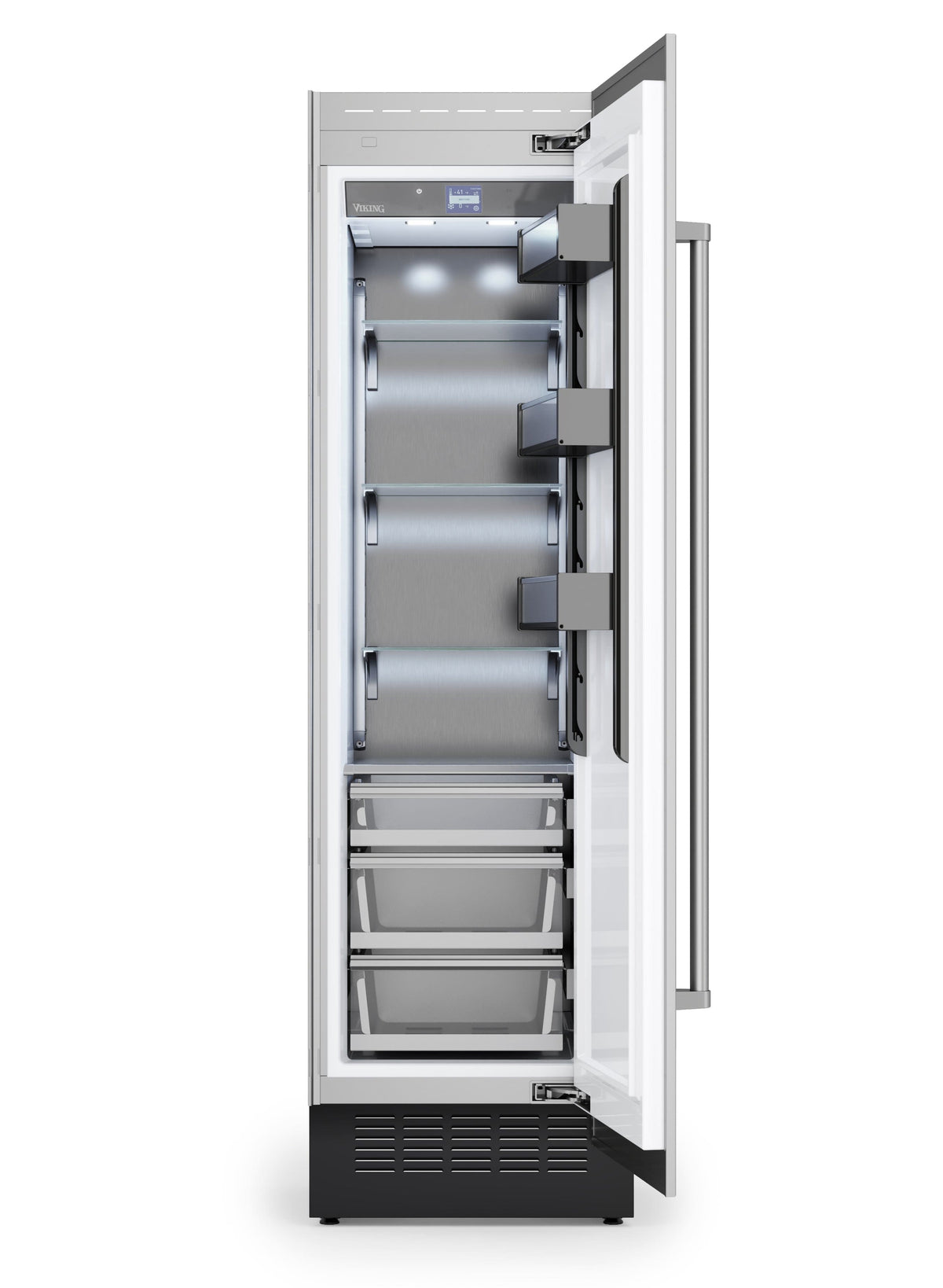 Viking - 24 in. Wide 24"W VEIL Integrated Counter-Depth All Refrigerator-Custom Panel _RH - Custom Panel Ready