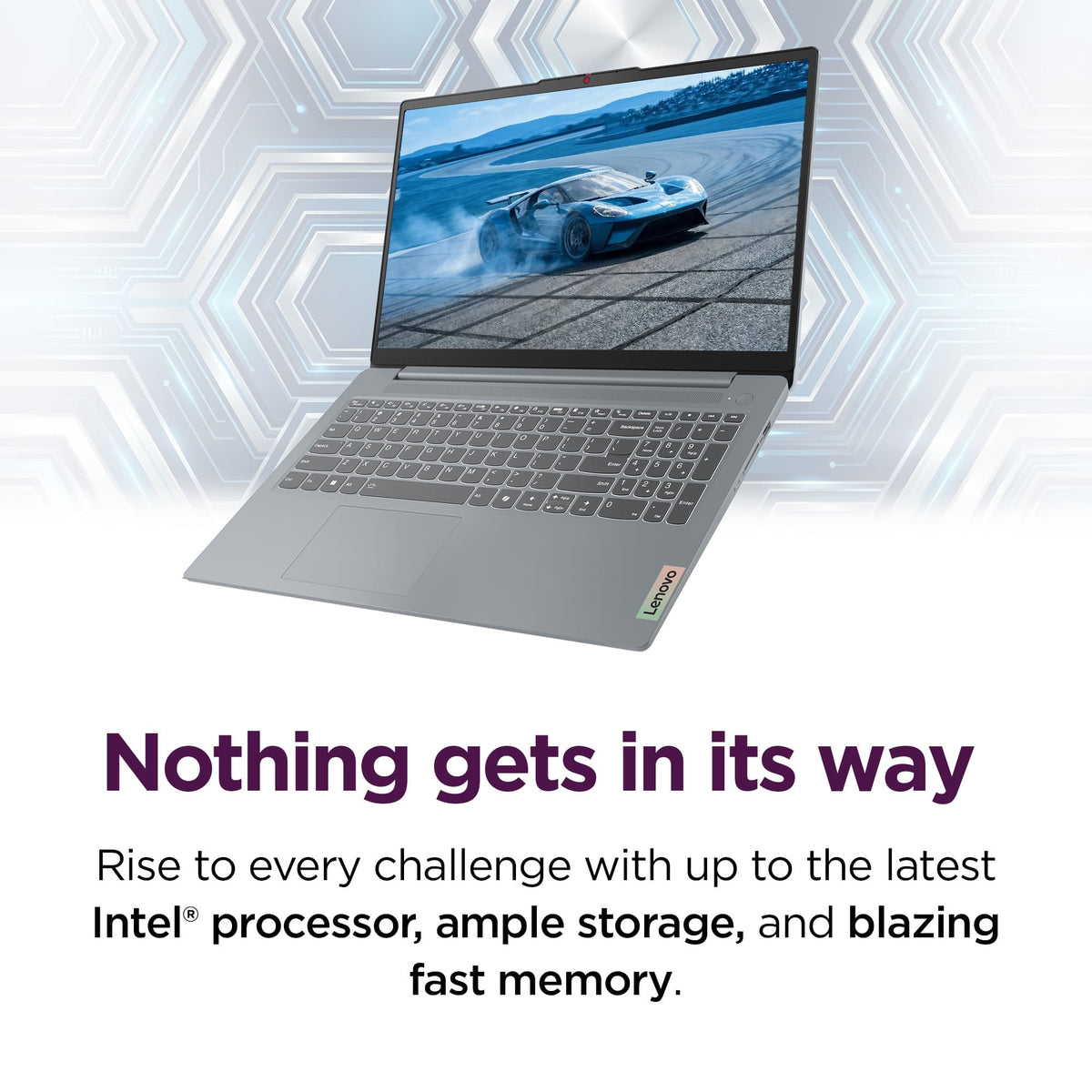 Lenovo - IdeaPad Slim 3i 15.6" Full HD Laptop - Intel Processor N150 2024- 8GB Memory - 128GB UFS - Arctic Grey