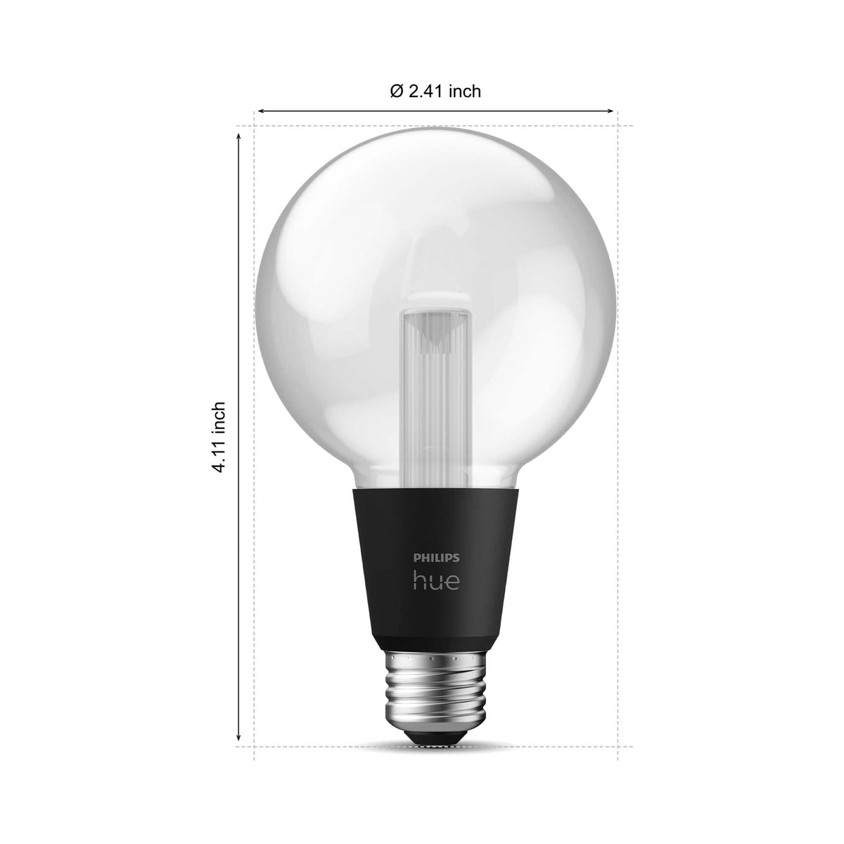 Philips - Hue LightGuide Small Globe G30 - Black