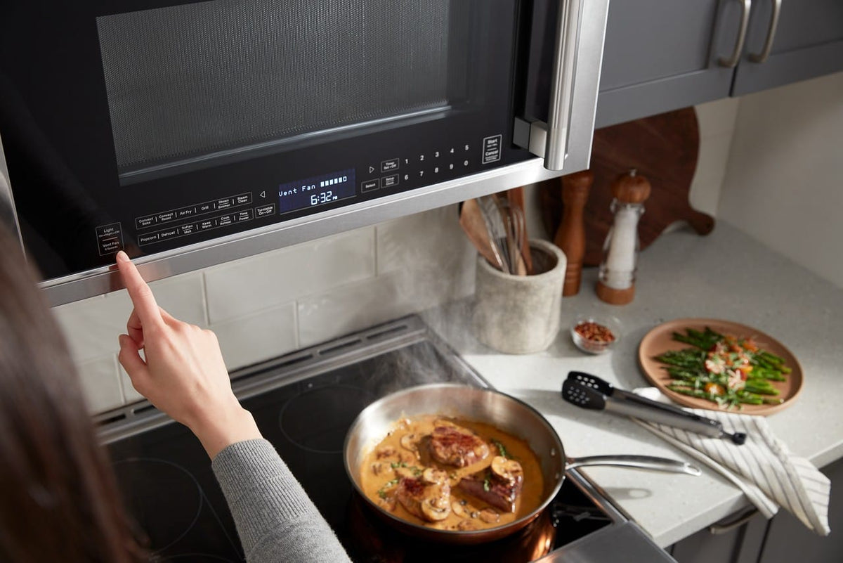 KitchenAid - Over-the-Range Convection Microwave with Air Fry Mode - Stainless Steel