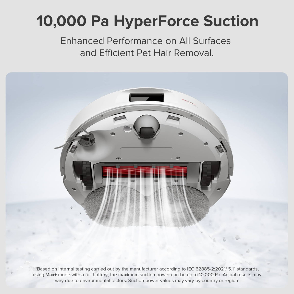 Roborock - Qrevo Series Robot Vacuum & Mop with Multifunctional Dock, 10,000Pa Suction, Anti-Tangle Brush, Self-Emptying - White