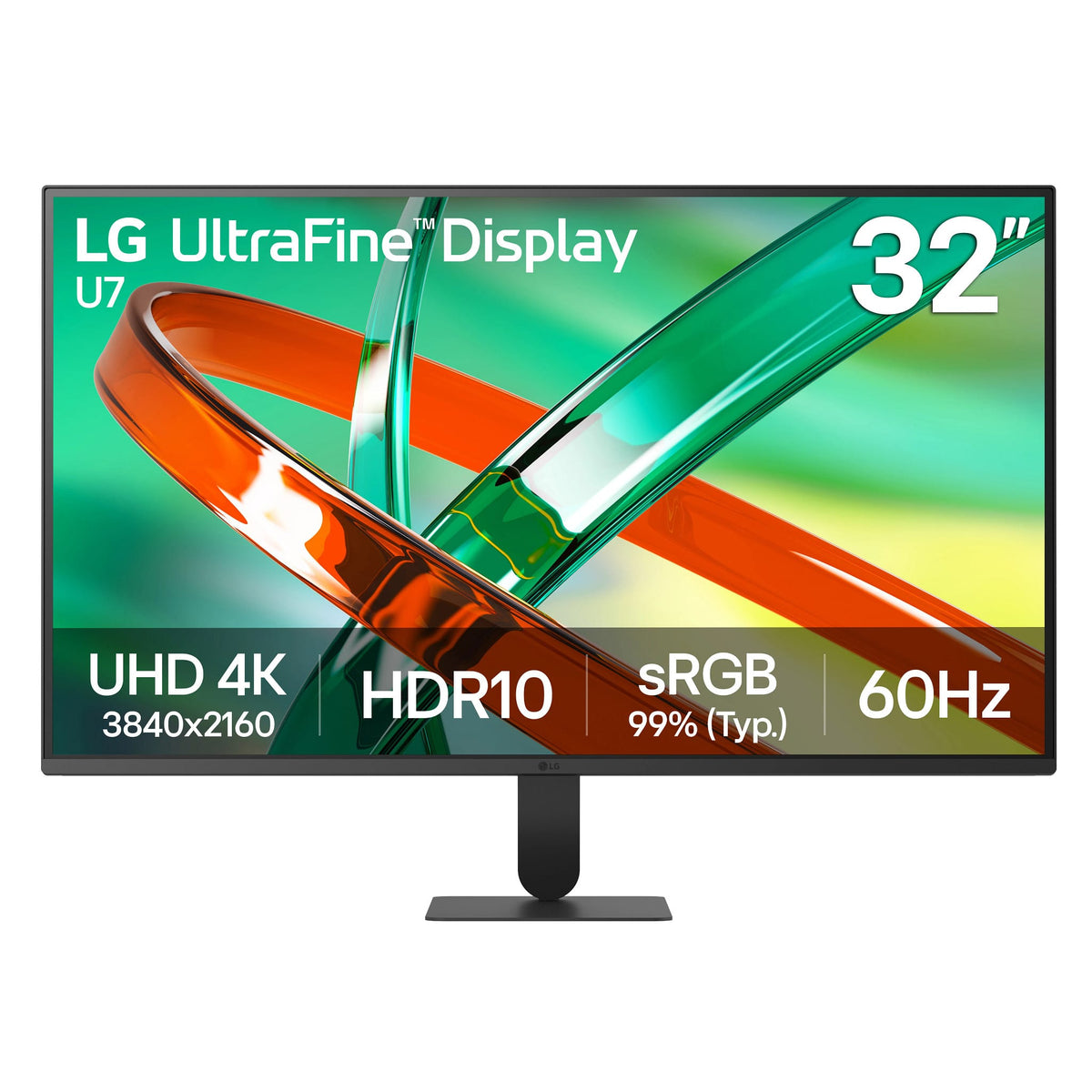 LG - UltraFine 32" 4K UHD 60Hz Monitor HDR10 (HDMI, DisplayPort) - Black
