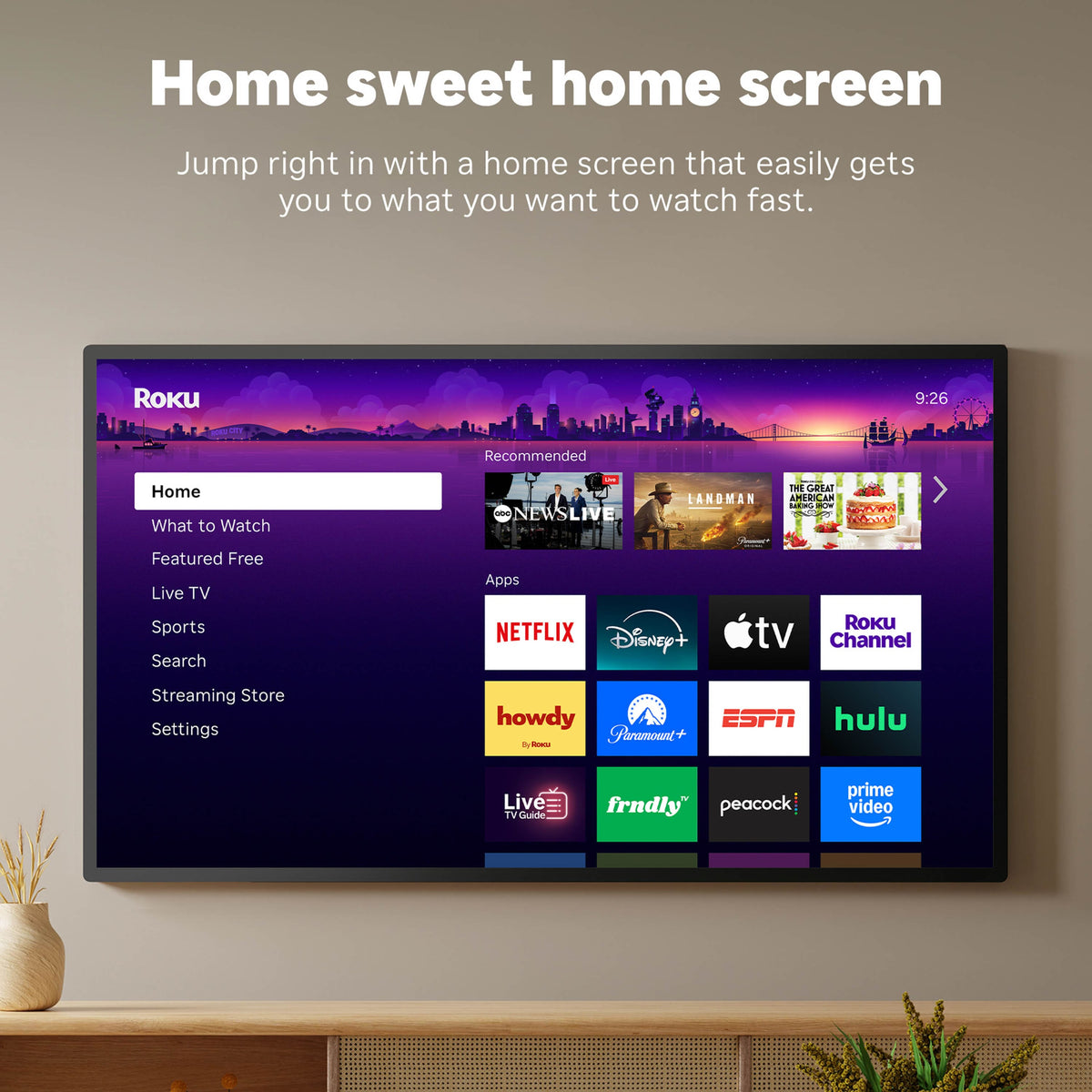 Roku - Streaming Stick 4K - HDR & Dolby Vision Streaming Device for TV with Voice Remote & Long-Range Wi-Fi - Black