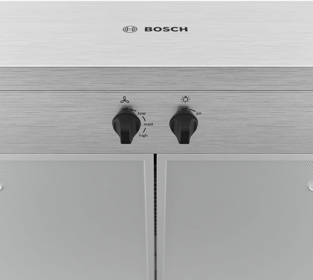 Bosch 300 Series - 30 inches - Recirculating & Convertible - Under cabinet Range Hood - Stainless Steel