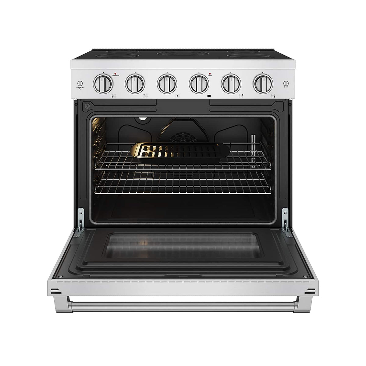 Thor Kitchen - 6 Cu. Ft Freestanding Electric Convection Range - Stainless Steel
