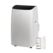 TCL - 450 Sq. Ft. 10,000 BTU Q-Series Ultra-Quiet Dual Hose Inverter Smart Portable Air Conditioner - White