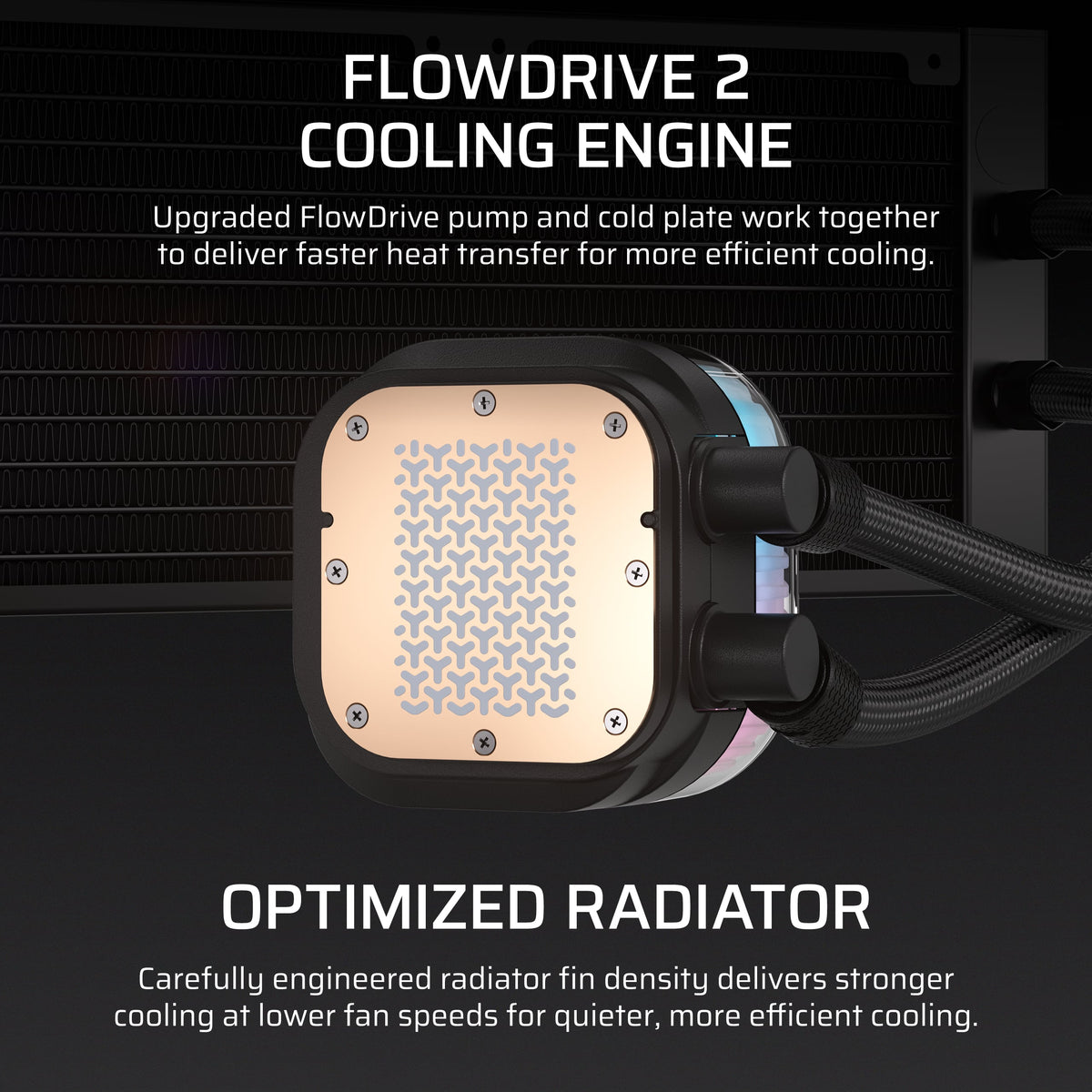 CORSAIR - iCUE LINK TITAN II 360 RX RGB Liquid CPU Cooler - Black