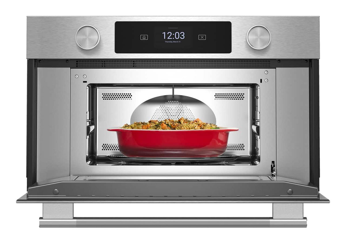 KitchenAid - 1.4 Cu. Ft. Smart Built-In Microwave Oven with Air Fry - Stainless Steel