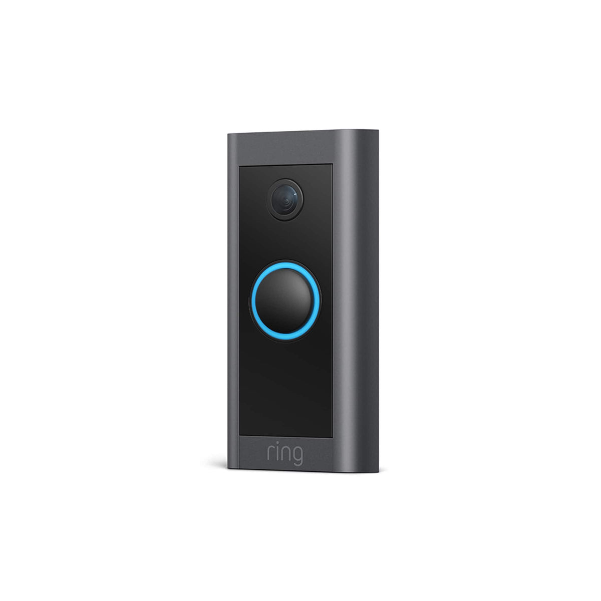 Ring - Wi-Fi Video Doorbell - Wired - Black