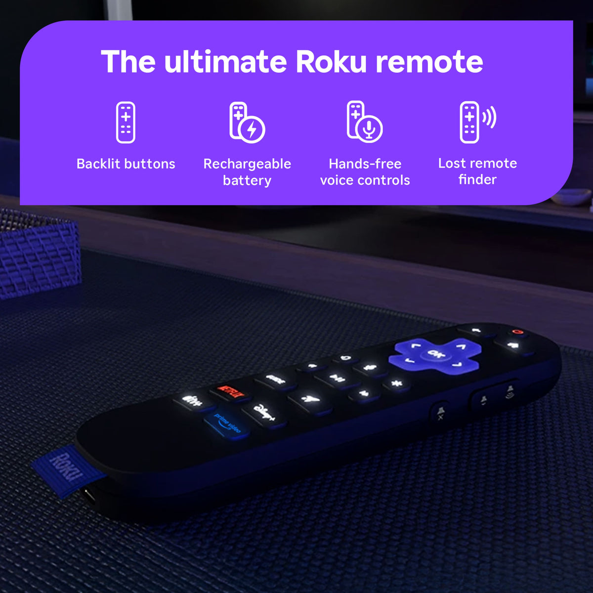 Roku - 65" Class Pro Series 4K QLED Mini-LED Smart RokuTV