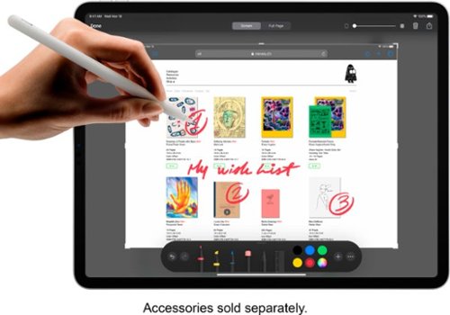 Apple - Geek Squad Certified Refurbished 12.9-Inch iPad Pro with Wi-Fi - 128GB - Silver