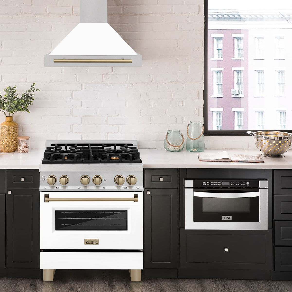 ZLINE DuraSnow - 30 inches - Externally Vented - Wall Range Hood - Stainless Steel