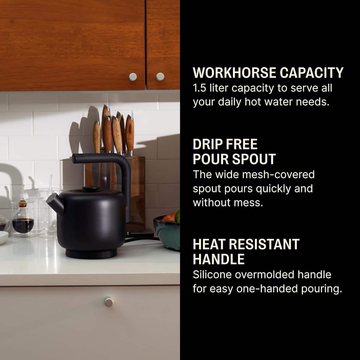Fellow - Clyde Electric Kettle 1.5L - Smoke Green