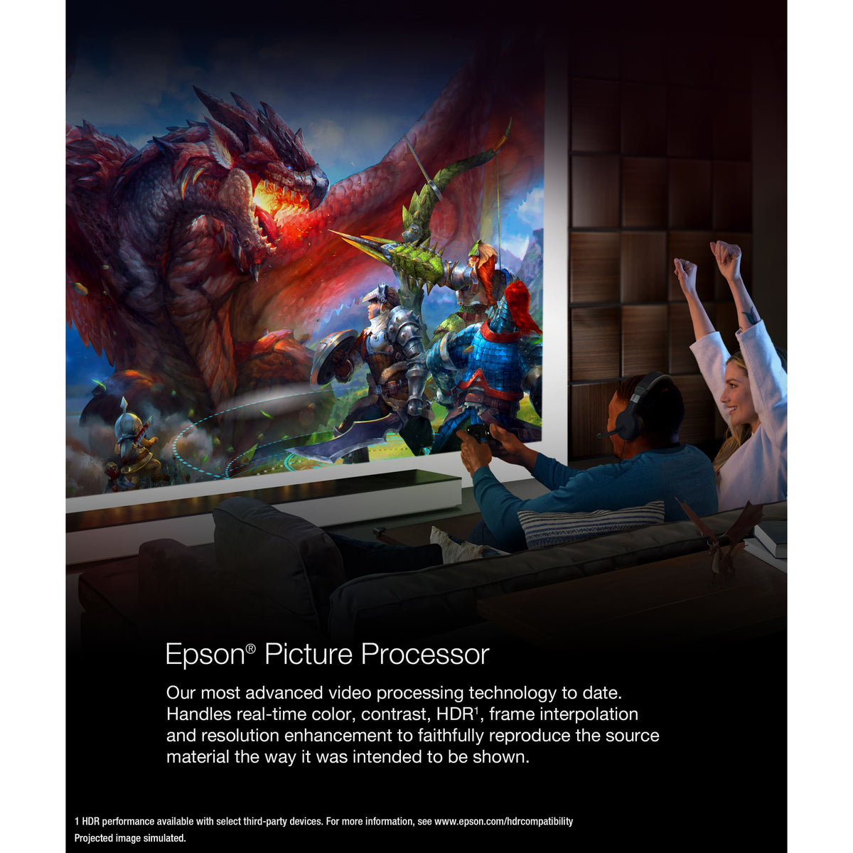 Epson - Home Cinema LS11000 4K PRO-UHD Laser Projector - White