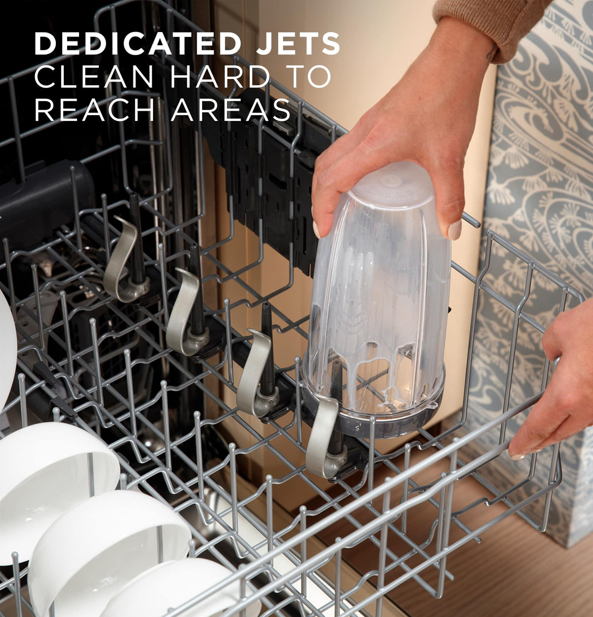 GE - 24" Front Control Built-In Stainless Steel Tub Dishwasher with 3rd Rack, Sanitize Cycle and 47 dBA - Stainless Steel