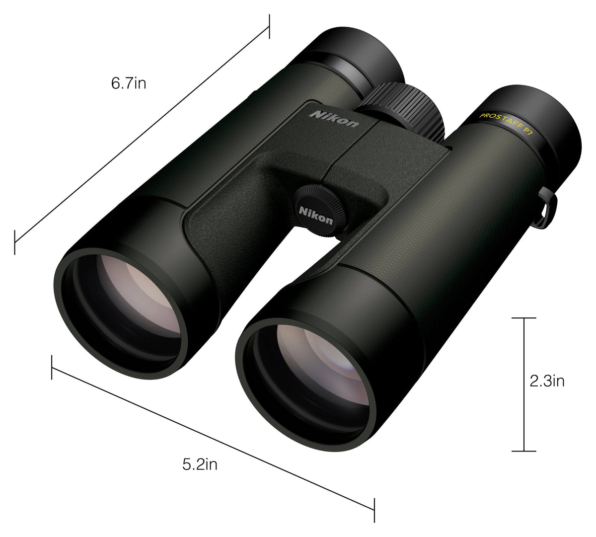 Nikon - PROSTAFF P7 10x50 Binocular - Black