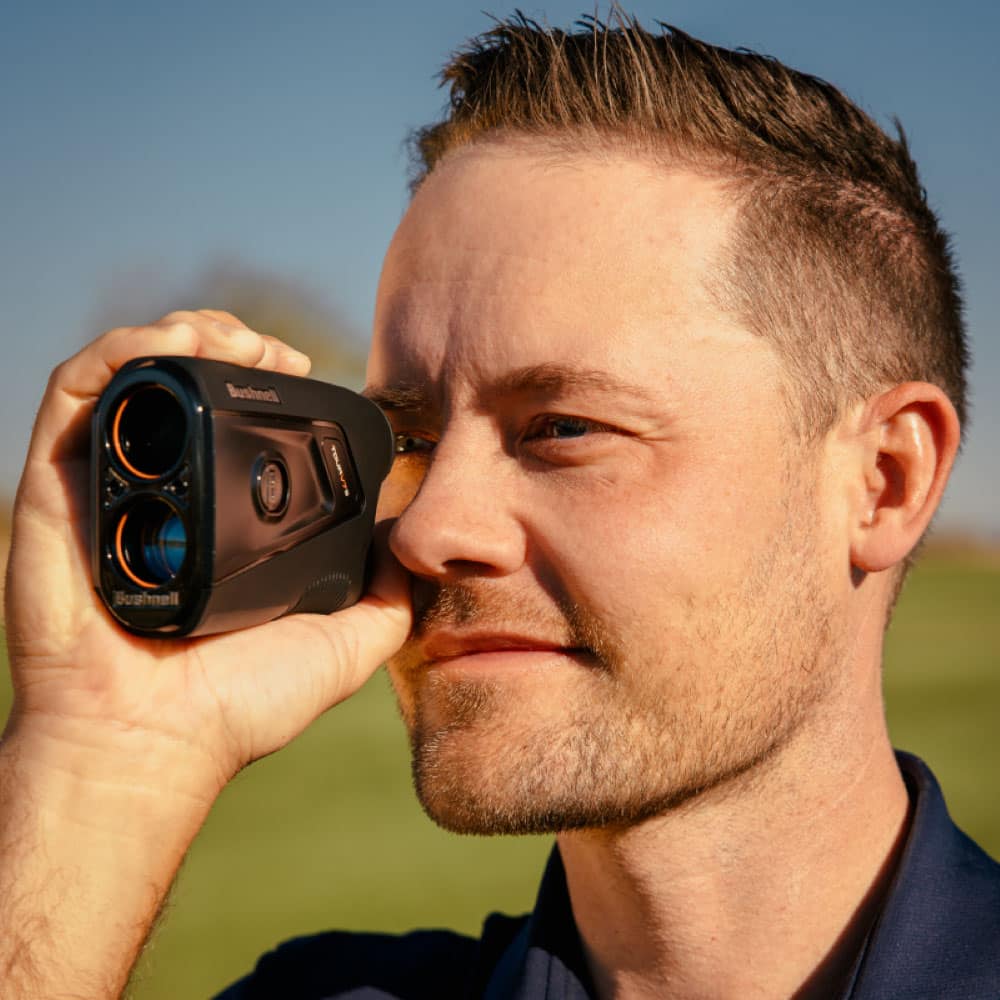 Bushnell - Tour V7 Shift Patriot Pack Laser Rangefinder - Black/Orange