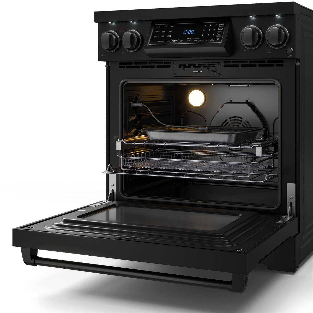 30 in. Wide 5 Elements Gordon Ramsay Series by Thor Kitchen 4.55 Cu. Ft Freestanding Electric Range - Black