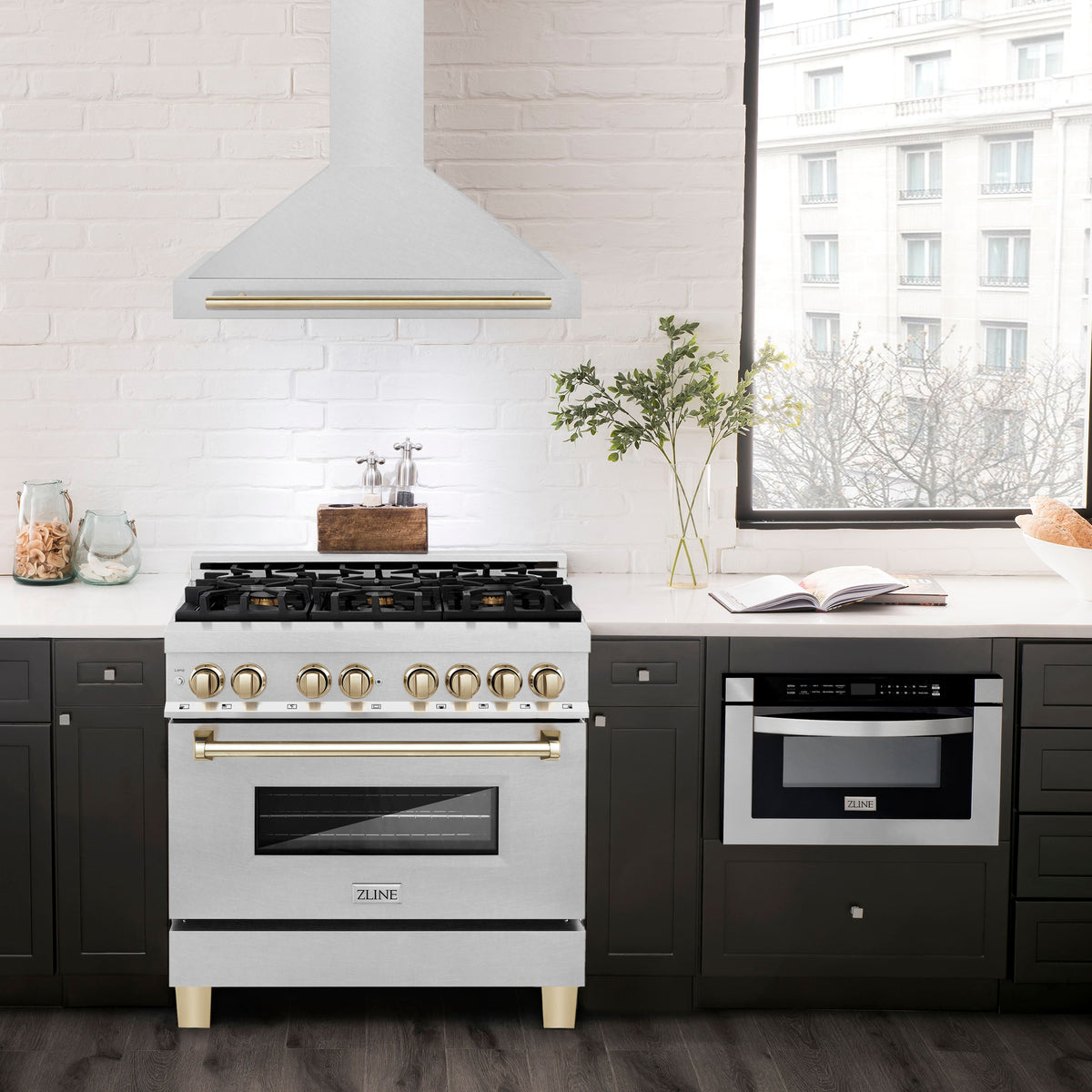 ZLINE Autograph Edition - 36 inches - Externally Vented - Wall Range Hood - Stainless Steel