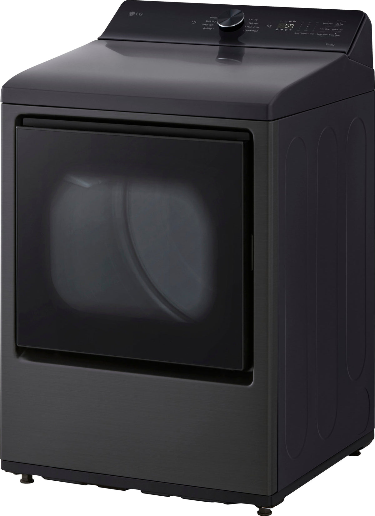 LG - 7.3 Cu. Ft. Smart Gas Dryer with Sensor Dry - Custom Panel Ready