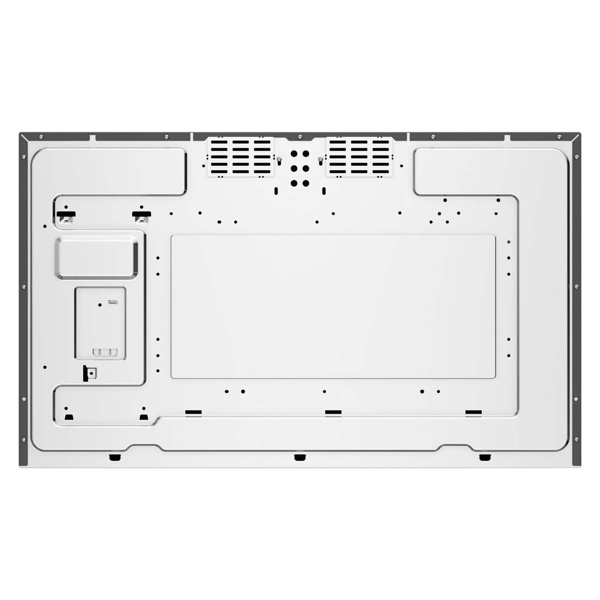 Whirlpool - 1.1 Cu. Ft. Over-the-Range Microwave with Flush Built-in Design - Stainless Steel