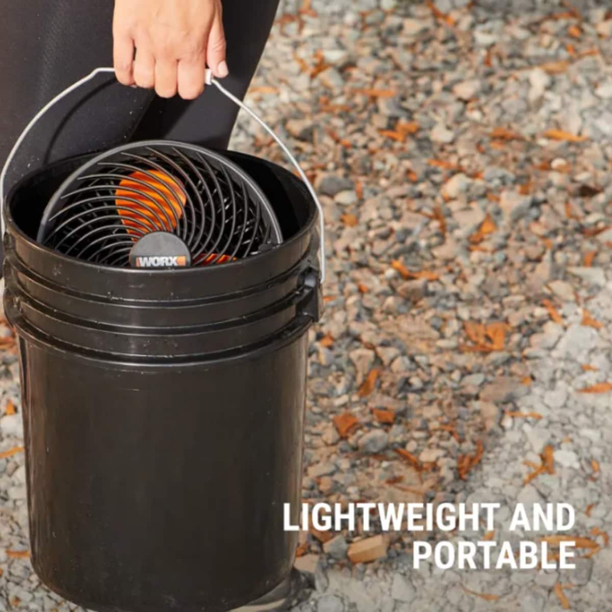 WORX - WX097L 20V 8inch Cordless Misting Fan - Black