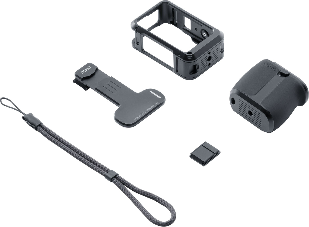 DJI - Osmo Action 6 Street Photography Grip Accessory Kit - Hand grip- for Action Camera