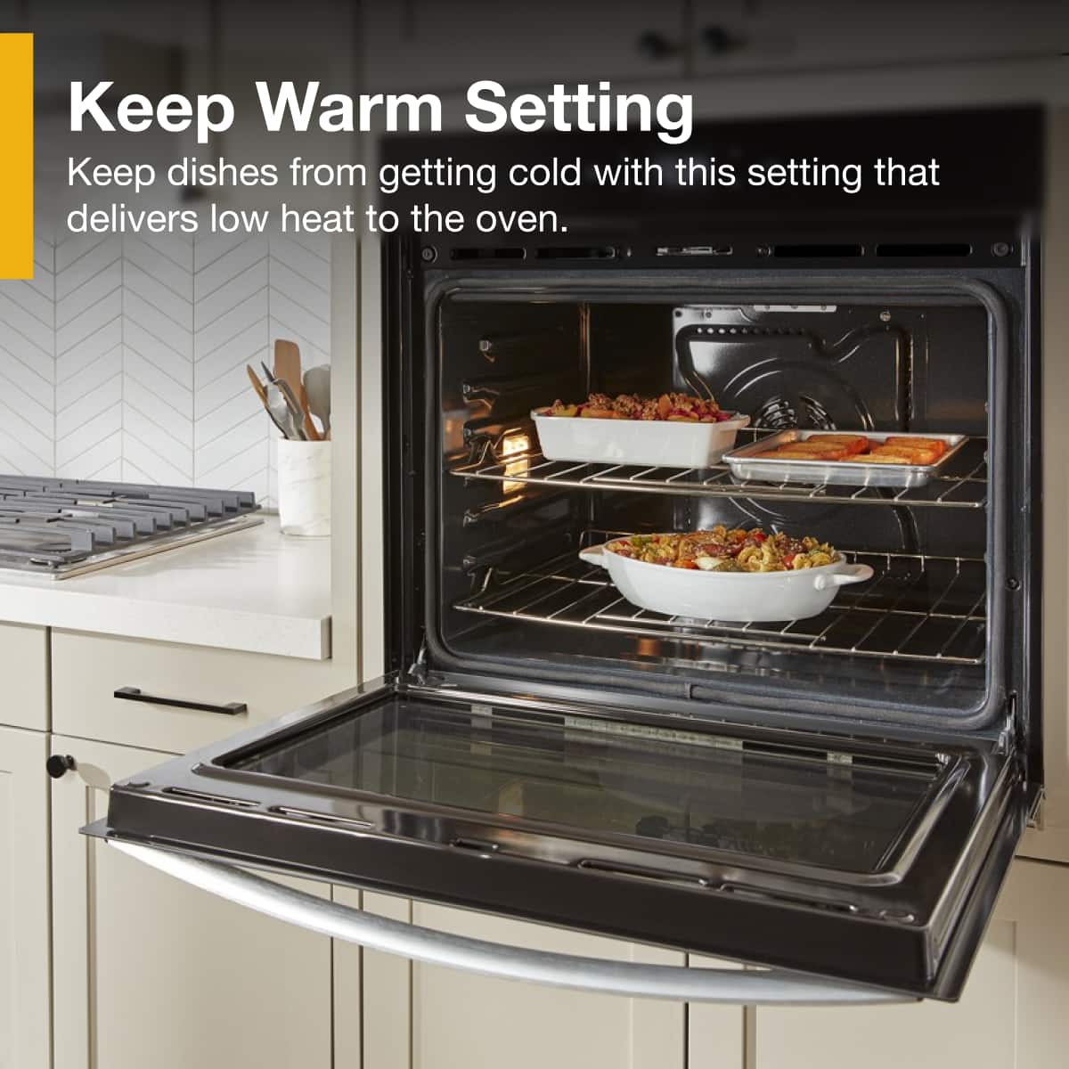 Whirlpool - 30" Built-In Single Electric Convection Wall Oven with Air Fry When Connected - Stainless Steel