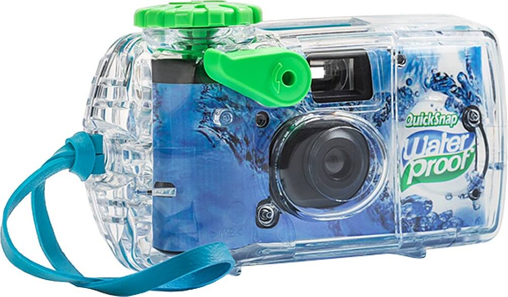 Fujifilm - QuickSnap Disposable Waterproof Film Camera - Blue