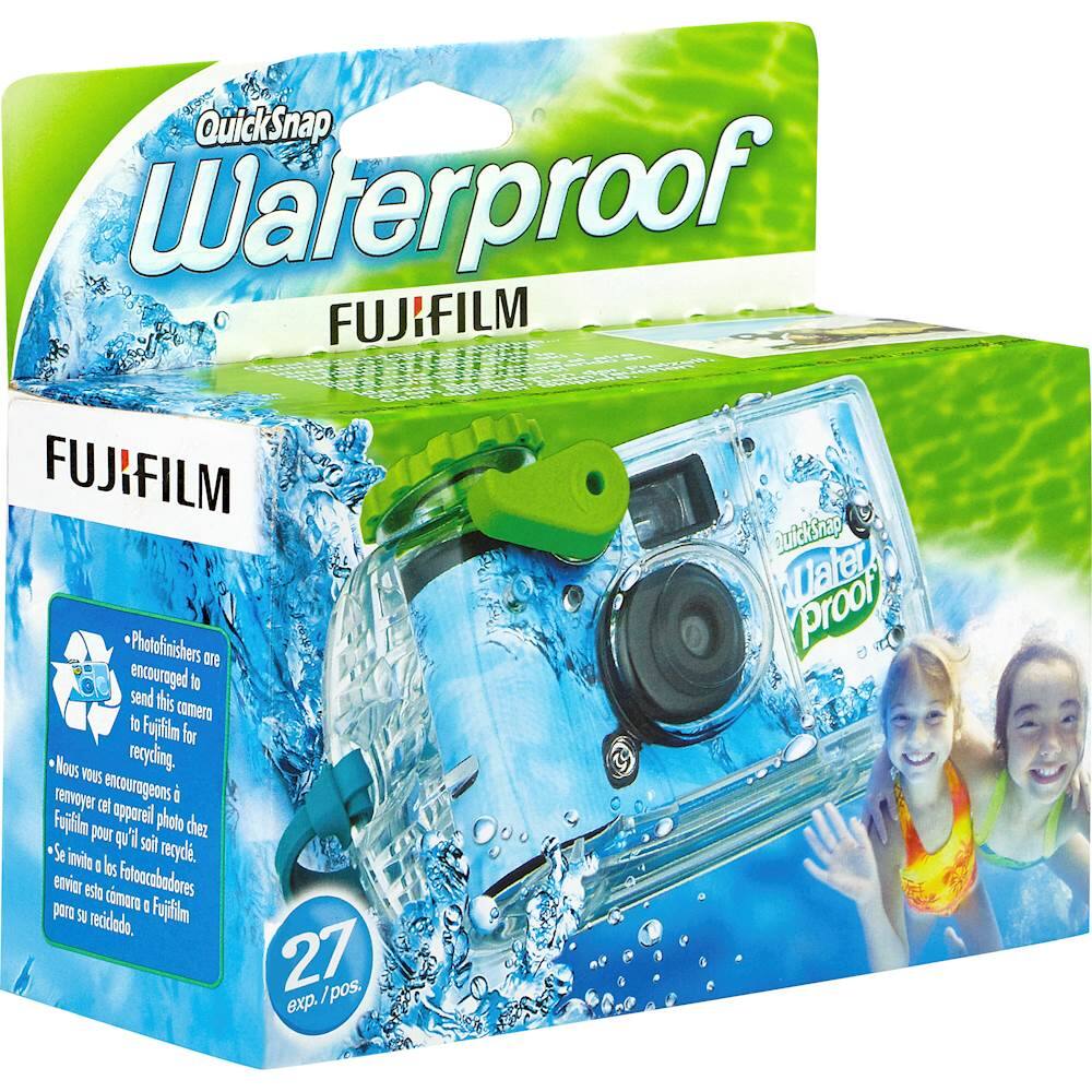 Fujifilm - QuickSnap Disposable Waterproof Film Camera - Blue