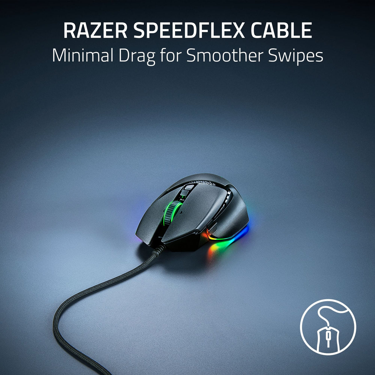 Razer - Basilisk V3 Optical Gaming Mouse with HyperScroll Tilt Wheel - Wired - Black