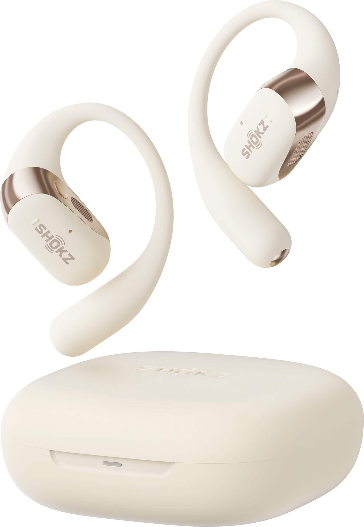 Shokz - OpenFit 2 Open-Ear True Wireless Earbuds - Beige