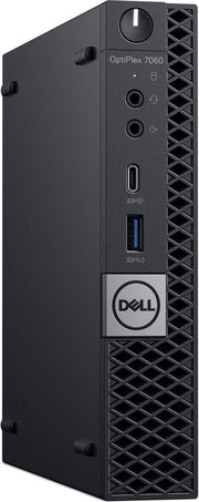 Dell - Refurbished OptiPlex 7060 Micro Desktop - Intel Core i5-8500T - 8GB Memory - 256GB SSD - Black