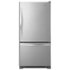 Whirlpool - 30 in. Wide 19 cu. ft. Bottom-Freezer Refrigerator with Spillguard Glass Shelves - Monochromatic Stainless Steel