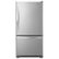 Whirlpool - 30 in. Wide 19 cu. ft. Bottom-Freezer Refrigerator with Spillguard Glass Shelves - Monochromatic Stainless Steel