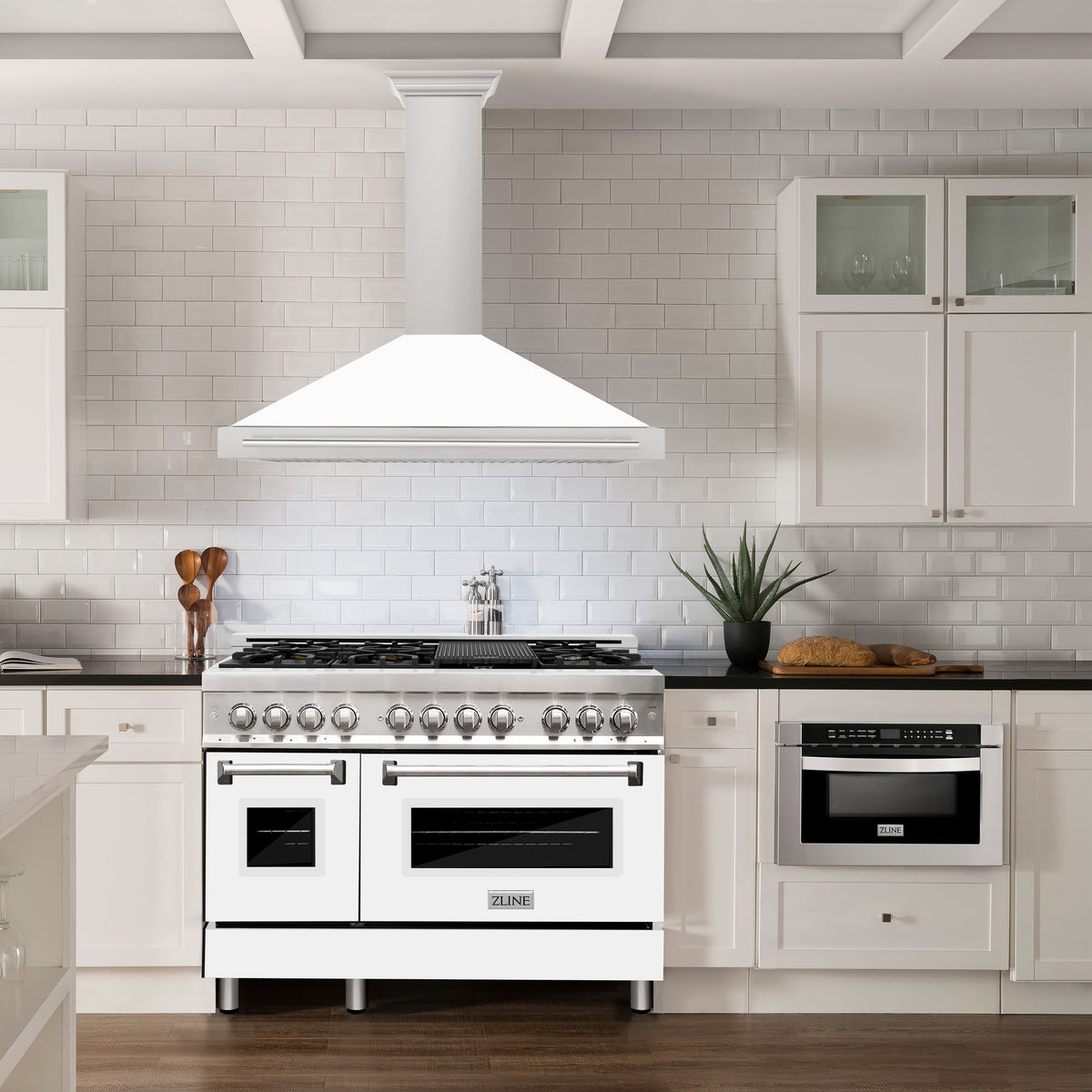 ZLINE - 48 inches - Externally Vented - Wall Range Hood - White Matte