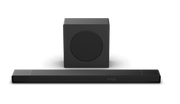 Hisense - AX3120Q 3.1.2 Channel Soundbar with Wireless Subwoofer, Hi-Concerto, Dolby Atmos, DTS: X, and AI EQ Mode - Black