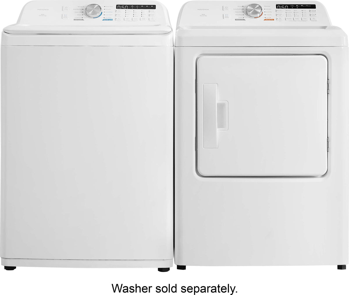 Insignia™ - 7 Cu. Ft. Gas Dryer with Sensor Dry - White