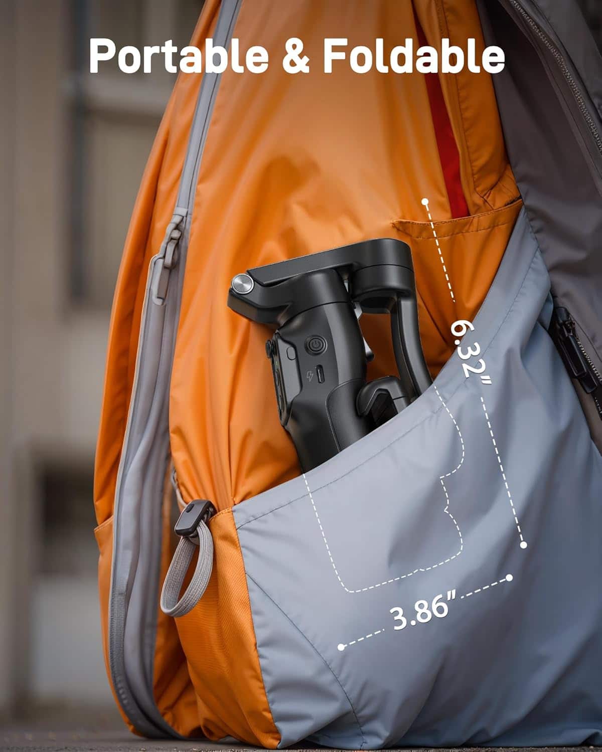 Hohem - iSteady V3 3-Axis Gimbal Stabilizer for Smartphone w/ AI Tracking, Detachable Remote, Extendable Pole, & Magnetic Light - Black