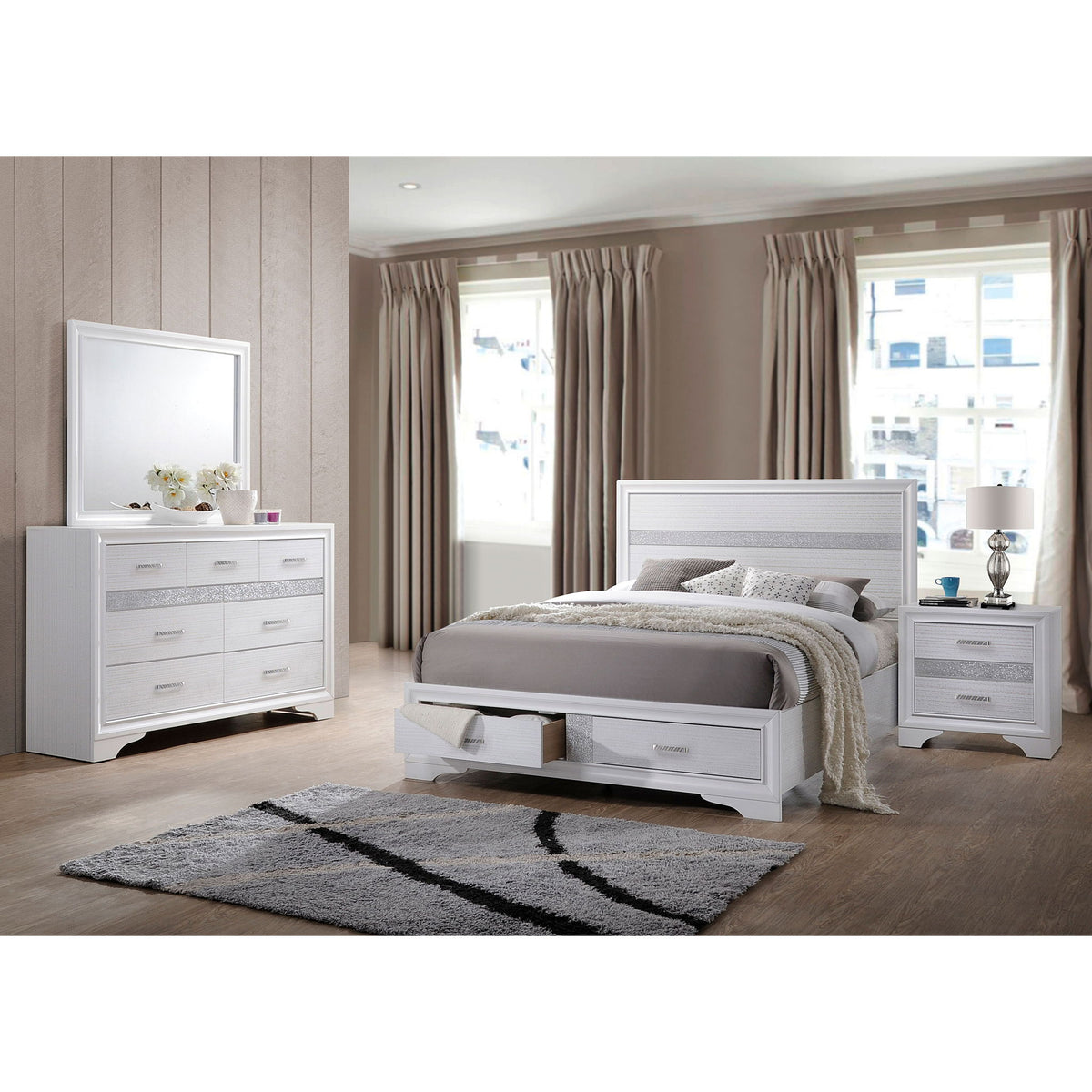 Corbin - Juego de dormitorio deslumbrante