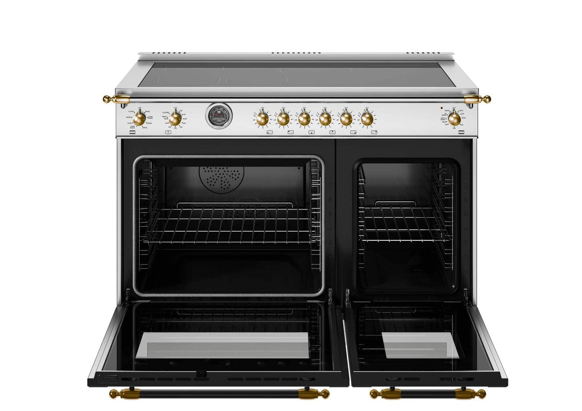 Bertazzoni - 48" Heritage Series Induction Range - /Gold - Stainless Steel