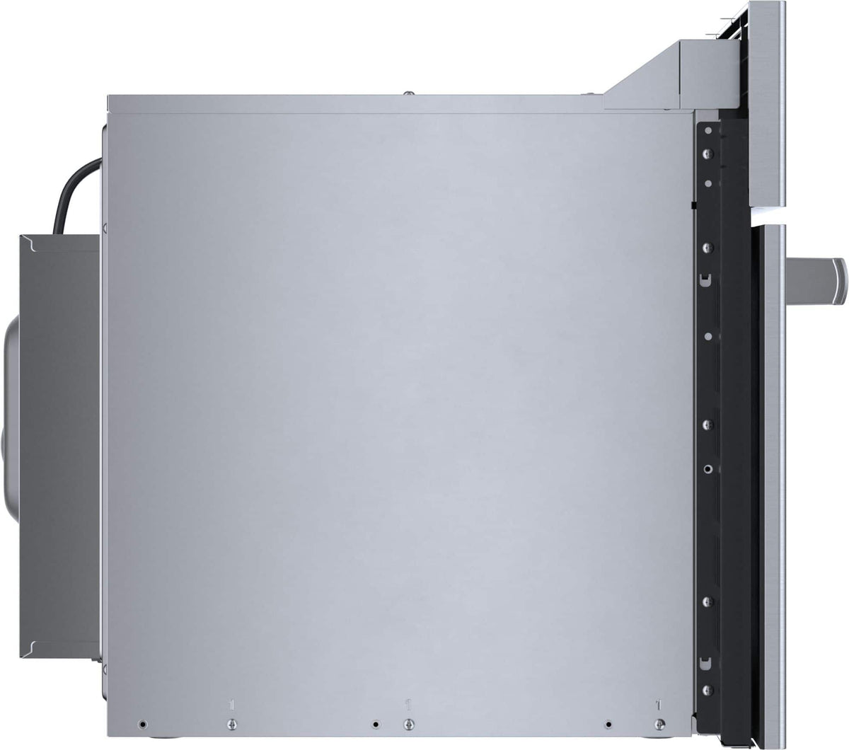 Bosch - 800 Series 1.6 Cu. Ft. Convection Built-In Microwave with Sensor Cooking - Stainless Steel