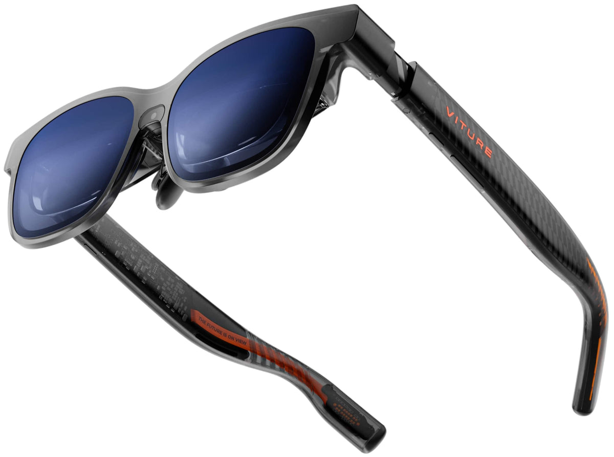 VITURE - Luma Pro XR Glasses - 152 inches 1200p Ultra Sharp Display, 1000 Nits, 52 degrees FOV, Myopia Adjustments - Large - Black