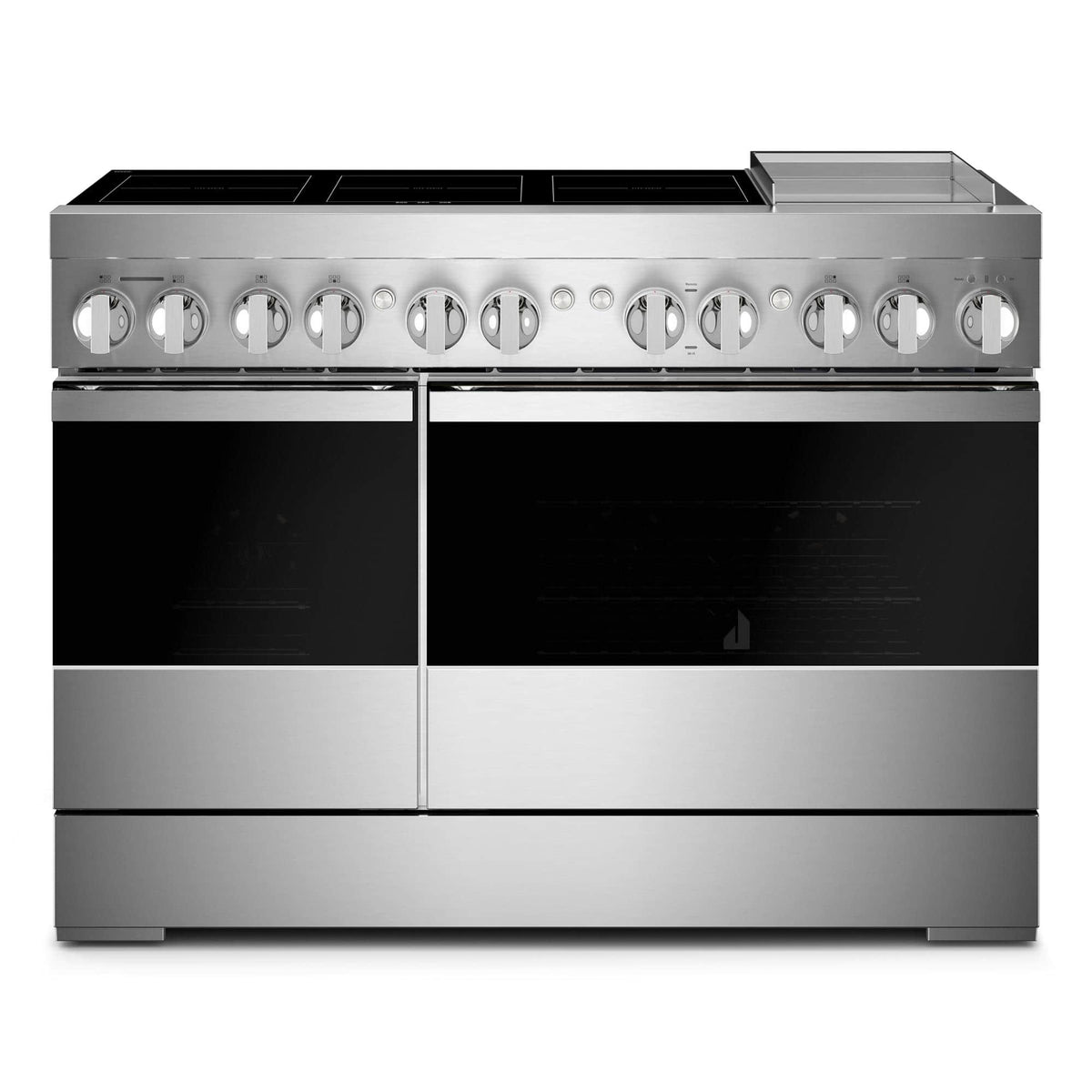 JennAir - 48 in. Wide 6 Elements NOIR 6.3 Cu. Ft. Freestanding Electric Induction Range - Stainless Steel