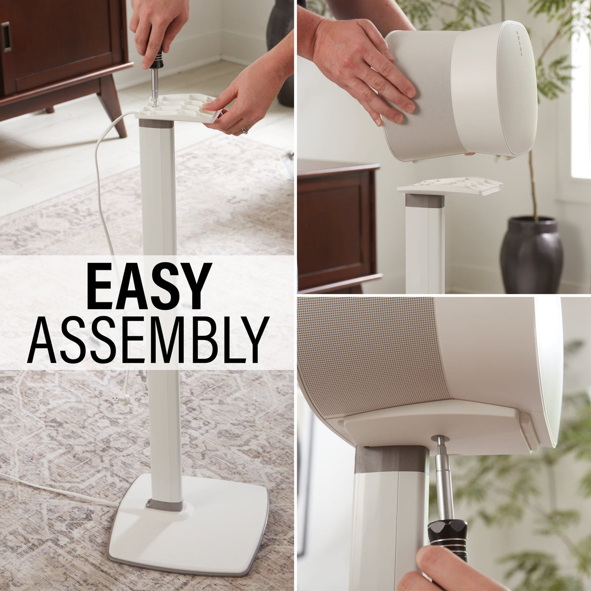 Sanus - Wireless Speaker Stands for Sonos Era 300 (Pair) - White