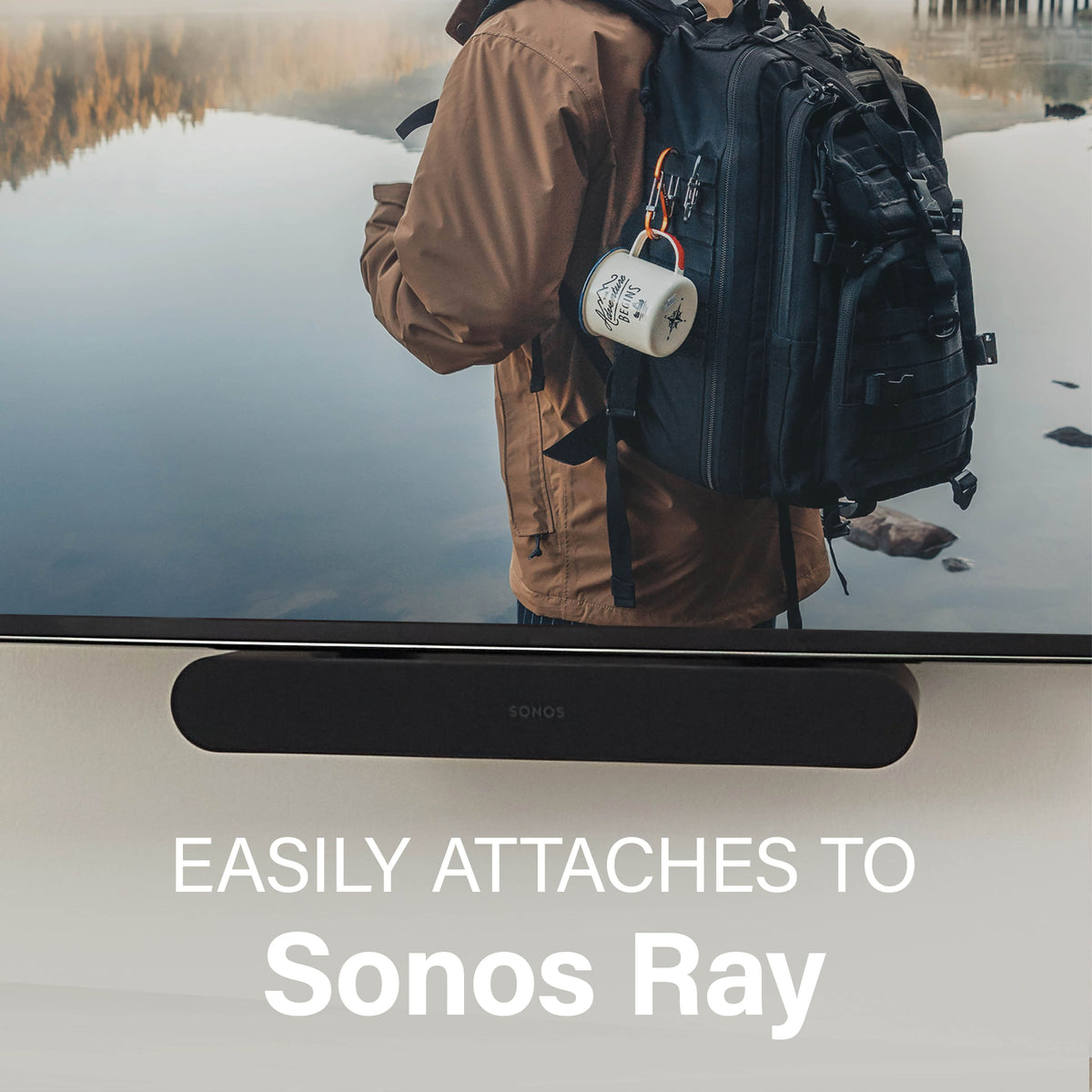 Sanus - Soundbar Mount Designed for Sonos Ray - Black