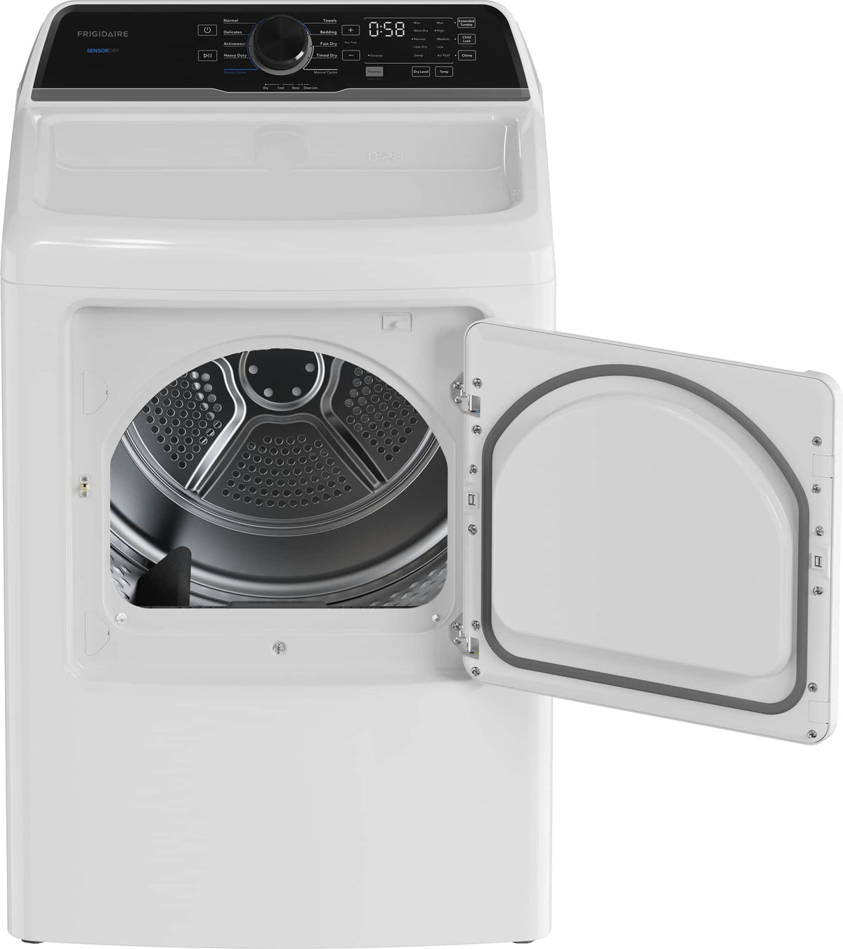 Frigidaire - 7 Cu. Ft. Gas Dryer with Sensor Dry Technology - White