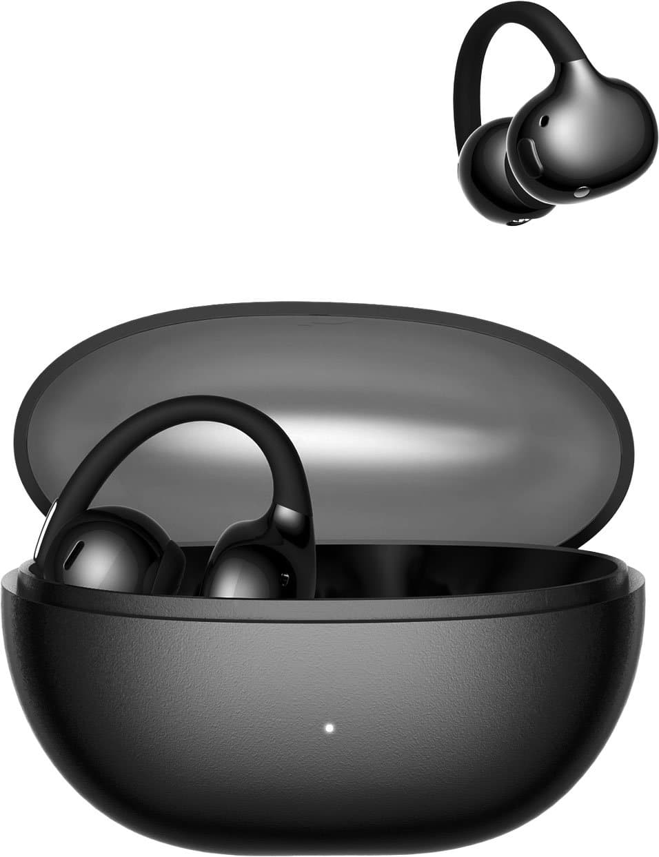 Baseus - Bowie MC2 Air Open-Ear Clip-On Earbuds - LDAC Hi-Res Audio,40-Hour Playtime,IP67 Water Resistance - Black